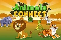 Mahjong Connect-spil med sjove dyr