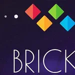 Farverige diamanter på mørk baggrund med teksten BRICKZ nedenfor