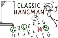 Klassisk Hangman spil i HTML5 og flere sprog til PC, Smartphone og Tablet