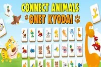 I CONNECT ANIMALS ONET KYODAI-spillet er målet at finde alle matchende par