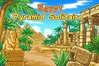 Klassisk Pyramid Solitaire spil sat i det antikke Egypten