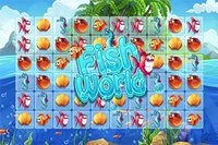 Fish World er et sjovt Match 3 spil med undervandstema