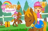 Denne pige og hendes elskede pony skal deltage i en række løb