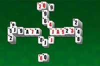 Pyramid Solitaire spil med Mahjong brikker!